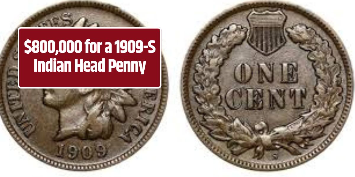 $800,000 for a 1909-S Indian Head Penny