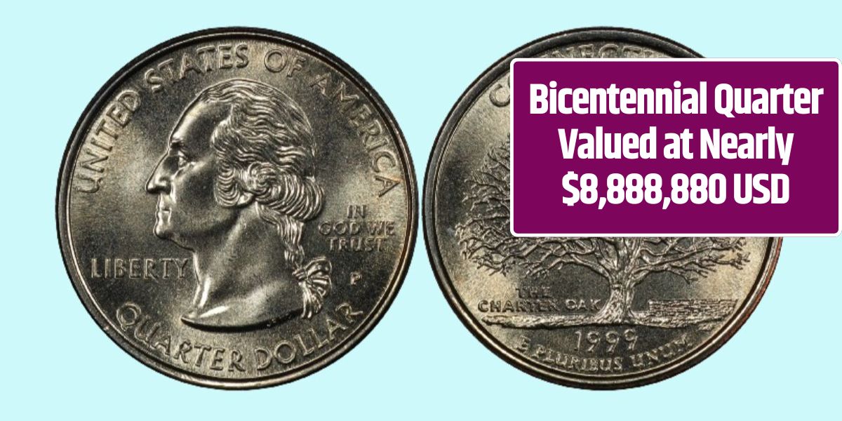 Bicentennial Quarter Valued at Nearly $8,888,880 USD