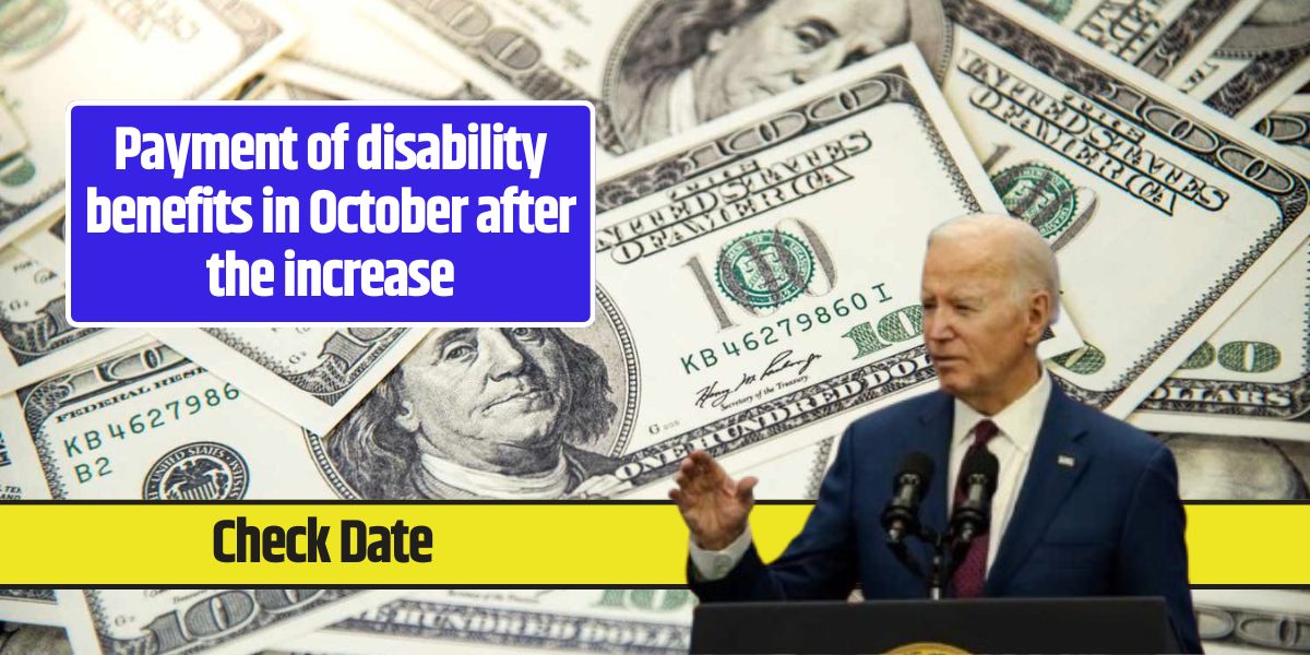 Payment of disability benefits in October after the increase