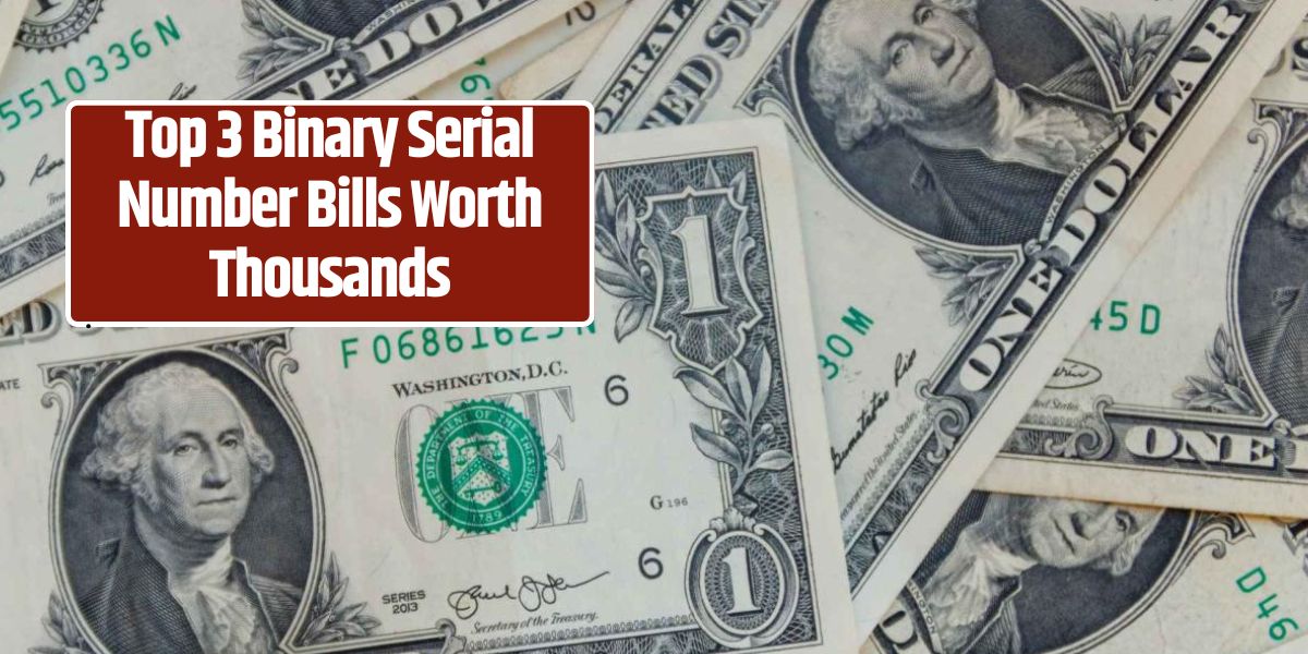 Top 3 Binary Serial Number Bills Worth Thousands