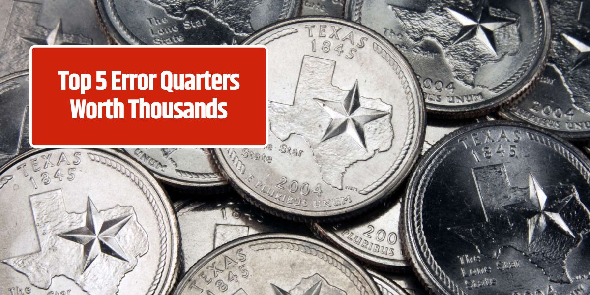 Top 5 Error Quarters Worth Thousands