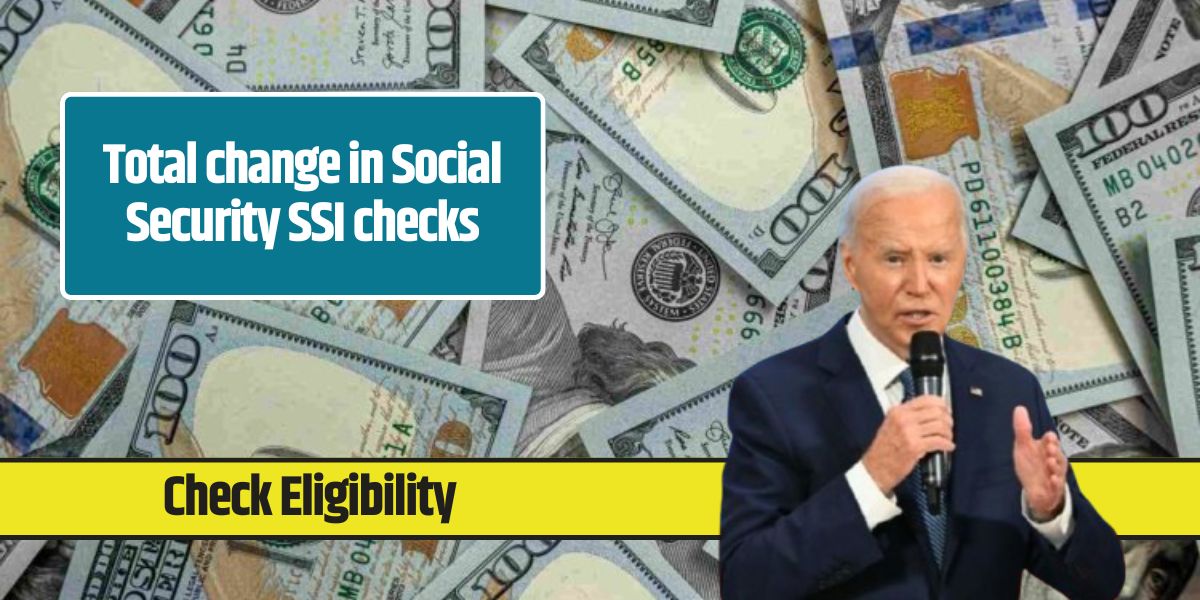 Total change in Social Security SSI checks