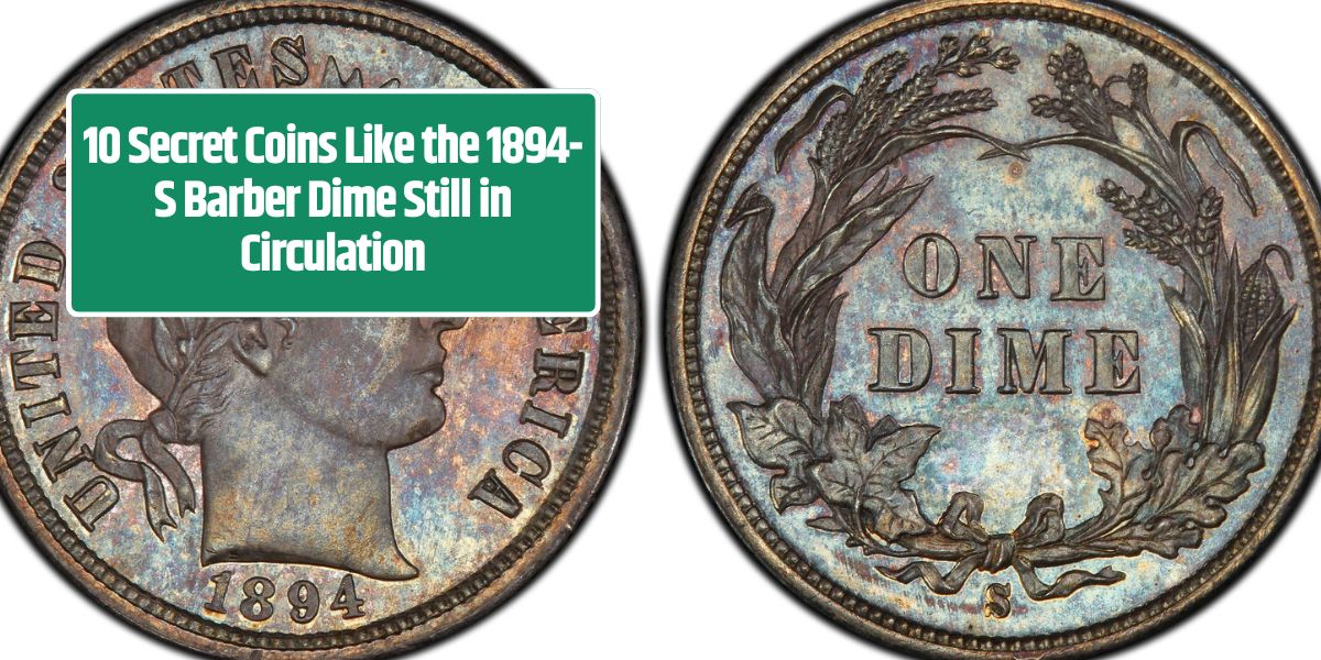 10 Secret Coins Like the 1894-S Barber Dime Still in Circulation