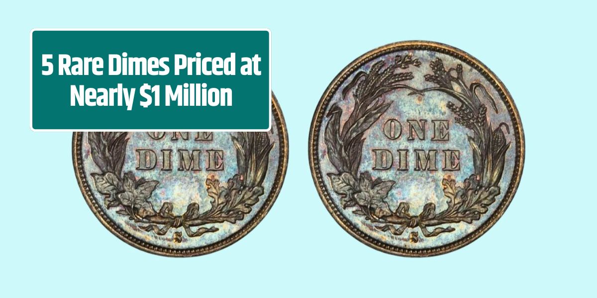 5 Rare Dimes Priced at Nearly $1 Million