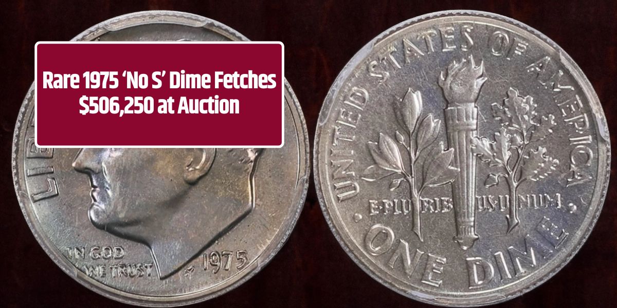 Rare 1975 ‘No S’ Dime Fetches $506,250 at Auction