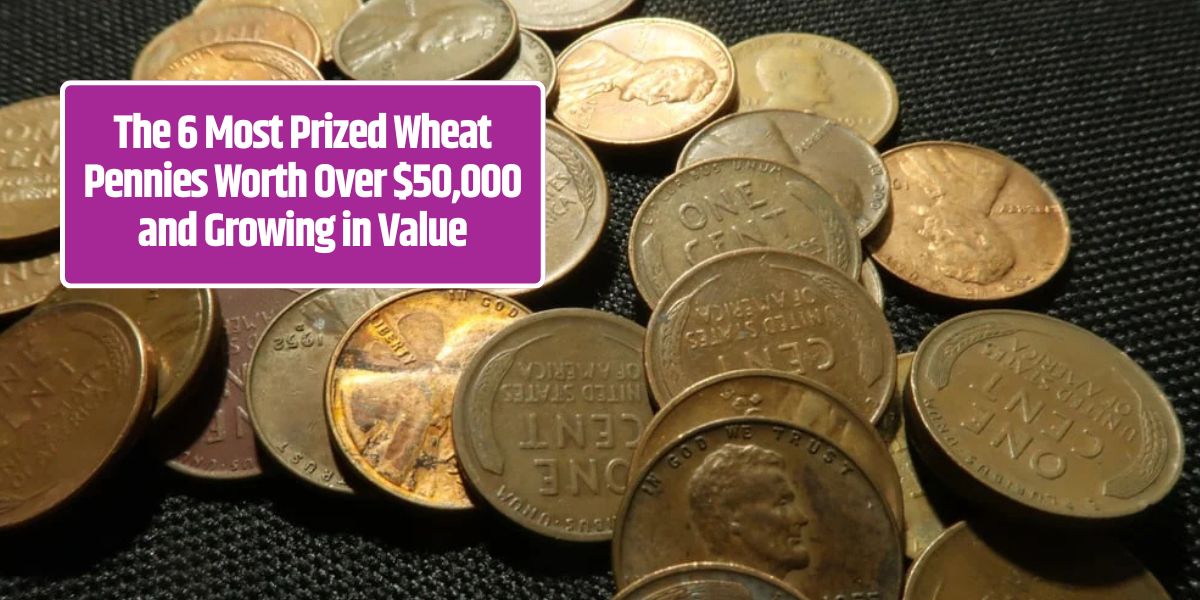 The 6 Most Prized Wheat Pennies Worth Over $50,000 and Growing in Value